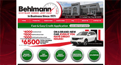 Desktop Screenshot of behlmannautocredit.com